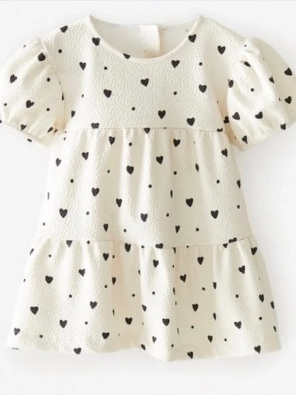 Zara Babygirl Heart Print Dress 4/5